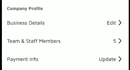 Company Profile Section